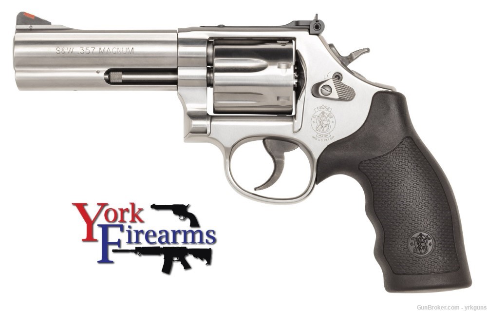 Smith & Wesson 686 Plus 357MAG Stainless 4" 7RD Revolver NEW 164194-img-1