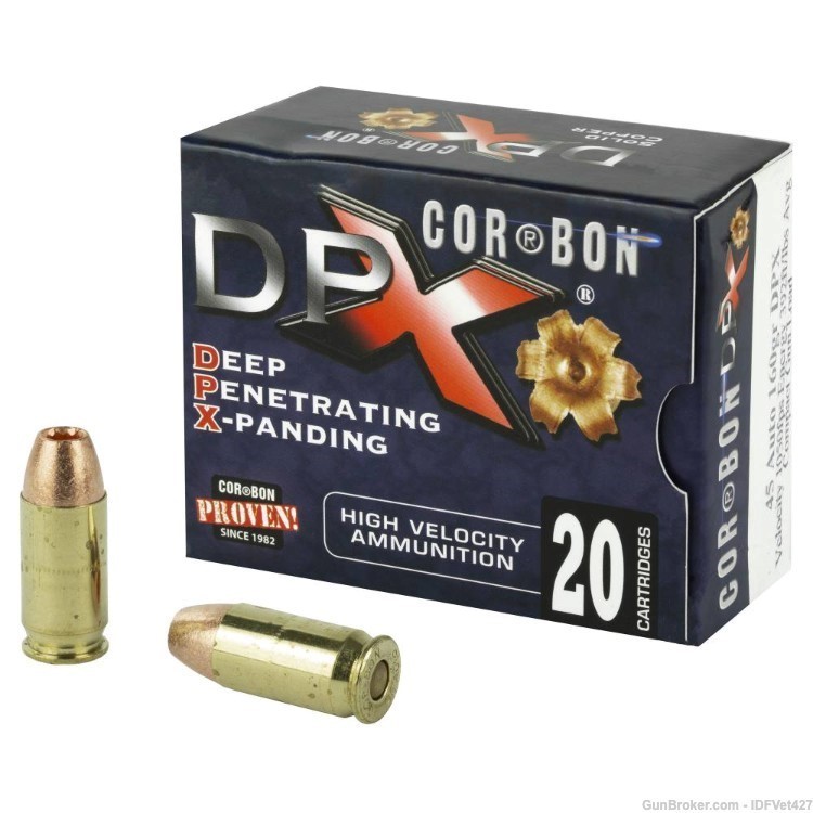 CORBON DPX 45acp 160GR BR X 20/500-img-0