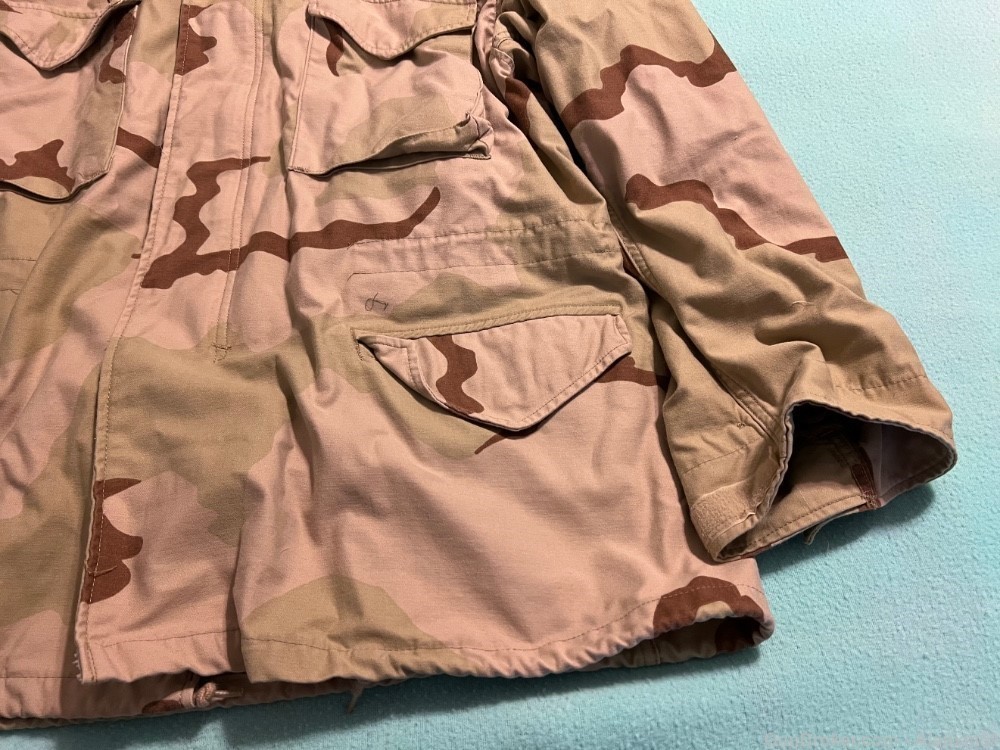 US Army M1965 Field Jacket Three Color Desert M65 Large Regular-img-8