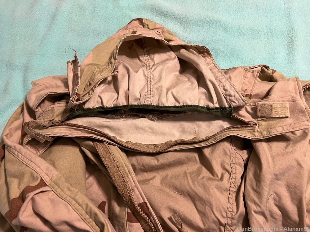 US Army M1965 Field Jacket Three Color Desert M65 Large Regular-img-25