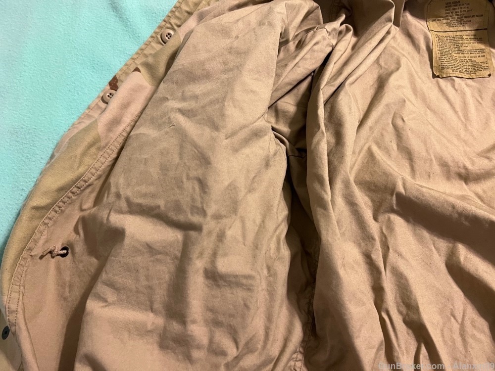 US Army M1965 Field Jacket Three Color Desert M65 Large Regular-img-20