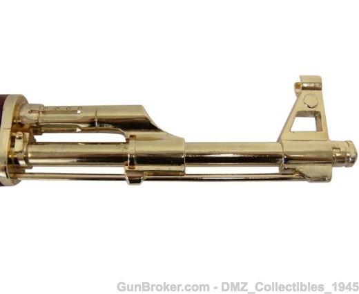 Russian Gold AK-47 Assault Rifle Non-Firing Gun Replica-img-3