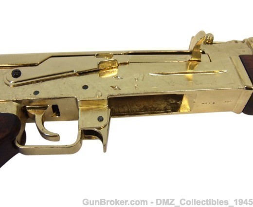 Russian Gold AK-47 Assault Rifle Non-Firing Gun Replica-img-2
