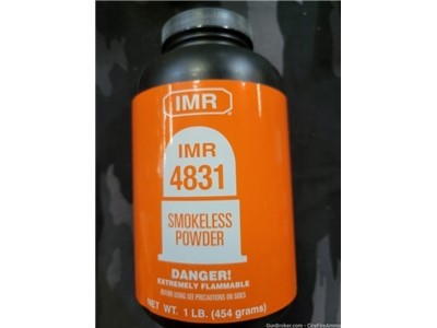 Imr 4831 smokeless powder 1 pound No cc fees