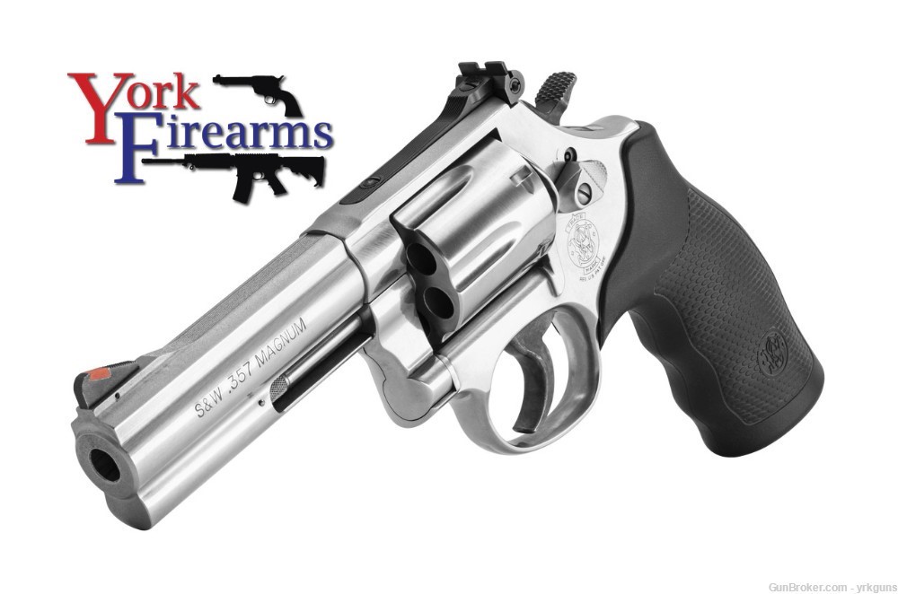Smith & Wesson 686 357MAG Stainless 4" 6RD Revolver NEW 164222-img-4