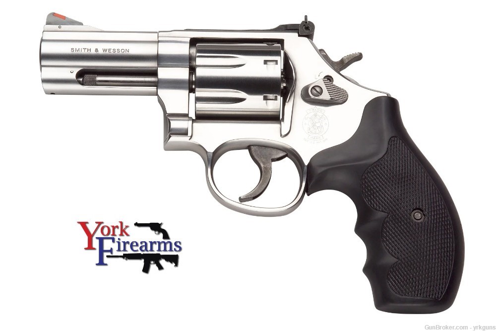 Smith & Wesson 686 Plus 357MAG Stainless 3" 7RD Revolver NEW 164300-img-1