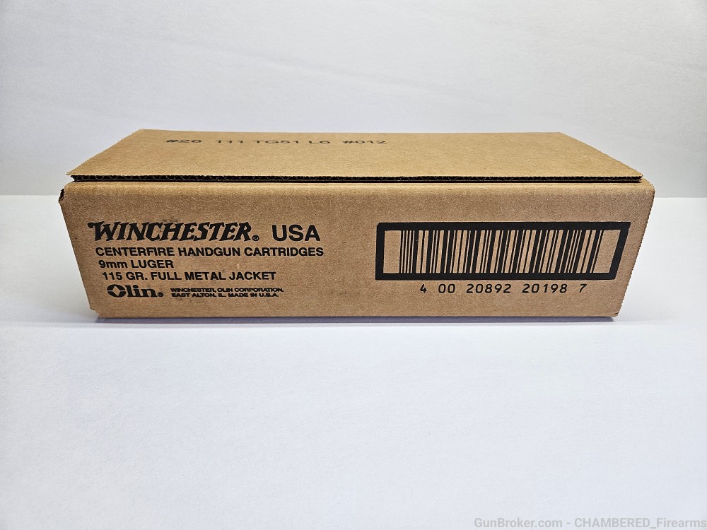 500 Rounds Winchester 9mm 115gr FMJ (White Box)-img-1