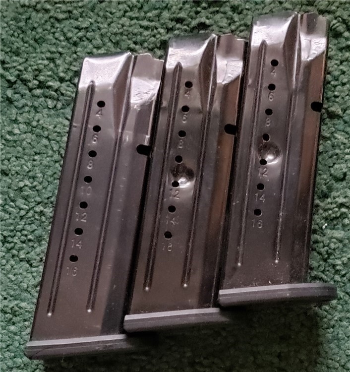 Pro Mag S&W M&P 9mm Magazines 1- 16rd 2- 10rd Mags-img-0