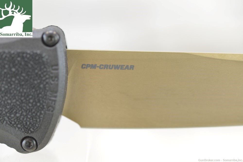 BENCHMADE KNIFE 5370FE  SHOOTOUT  AUTOMATIC OTF 3.51" CPM-CRUWEAR TANTO -img-6