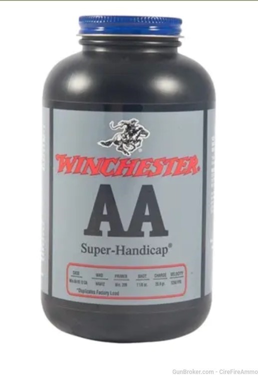 Winchester AA super handicap shotshell powder 1 pound No cc fees-img-0