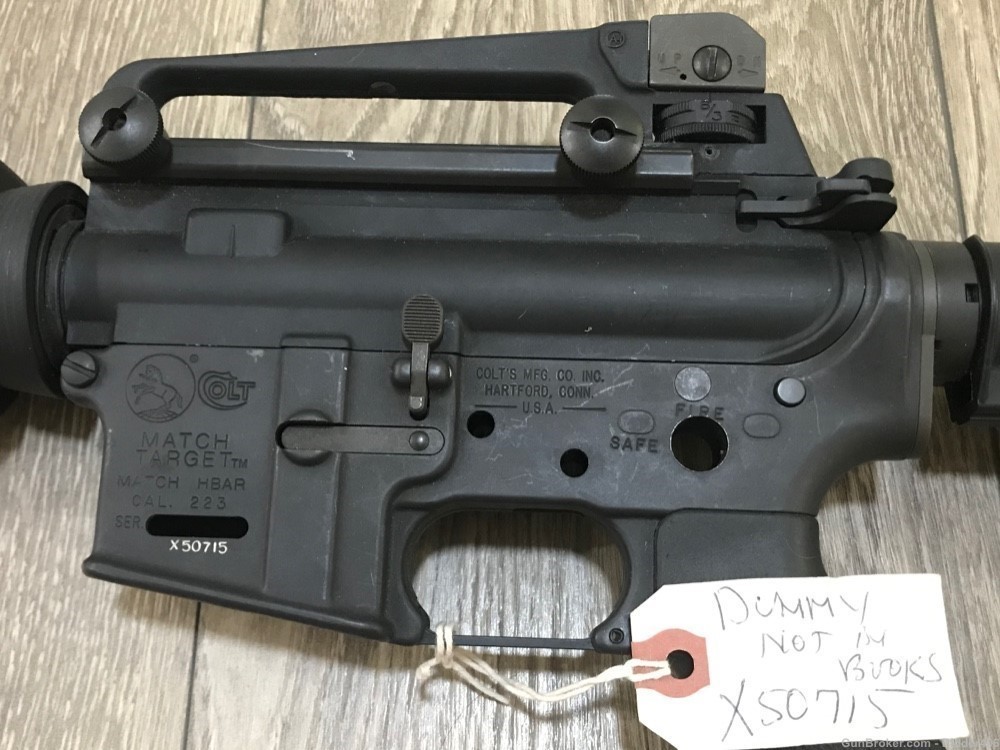 Factory Colt Inert display rifle prototype lettered used as demo model ar15-img-1