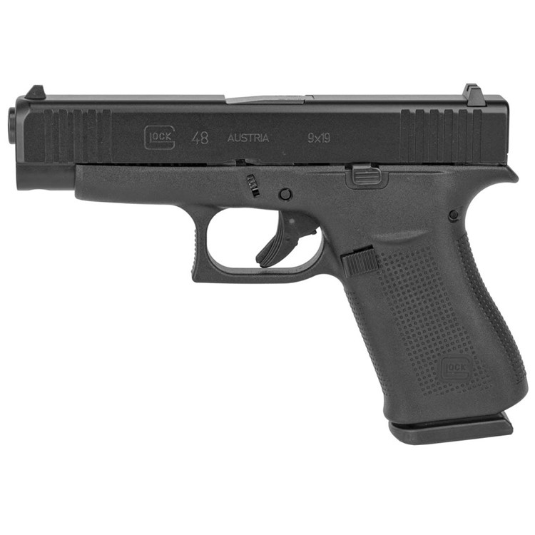 Glock G48 Compact Pistol 9mm Black 4.17 -img-1