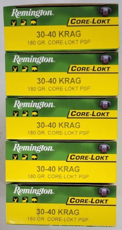 Remington Core-Lokt 30-40 Krag 180gr psp lot of 100rds 28345-img-0