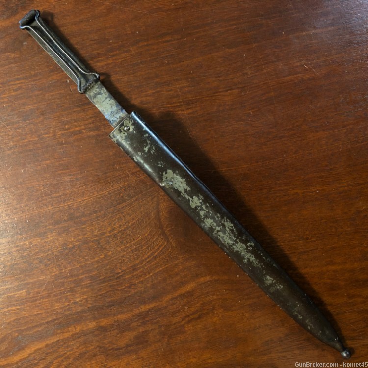 Pre-WW1 1903 US Army M1892 Krag-Jorgensen Bayonet & Steel Scabbard-img-13