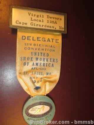 Labor AFL-CIO Delegate Medals & Ribbons 1959/1963-img-1