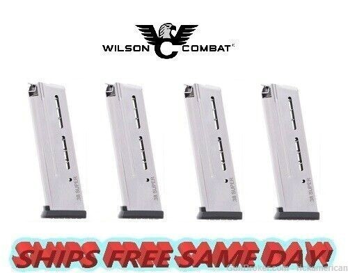 Wilson Combat FOUR 1911 Mag, 10 Rnd, .38 Super, ETM BasePad # 500-38S(4)-img-0