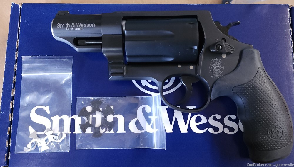 Smith & Wesson S&W 162410 Governor Black 410Ga 45ACP 45 Colt 2.75" Layaway-img-1