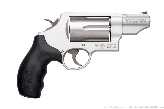 SMITH AND WESSON GOVERNOR 45/410 2.75" SLVR 6RD-img-0