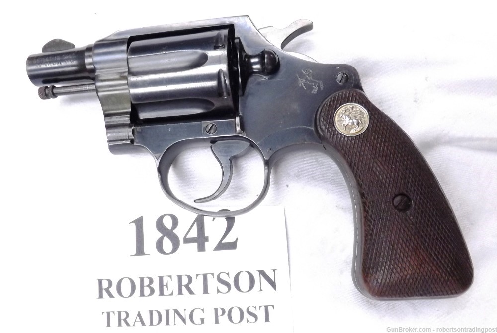 Colt .38 Spl Detective Special 2” Blue 1965 C&R CA OK Revolver Cold War VG-img-0