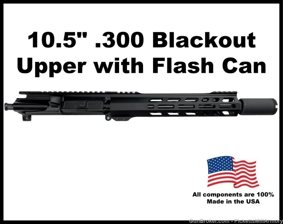 AR15 10.5" Upper Receiver .300 Blackout AR15 Upper-img-0