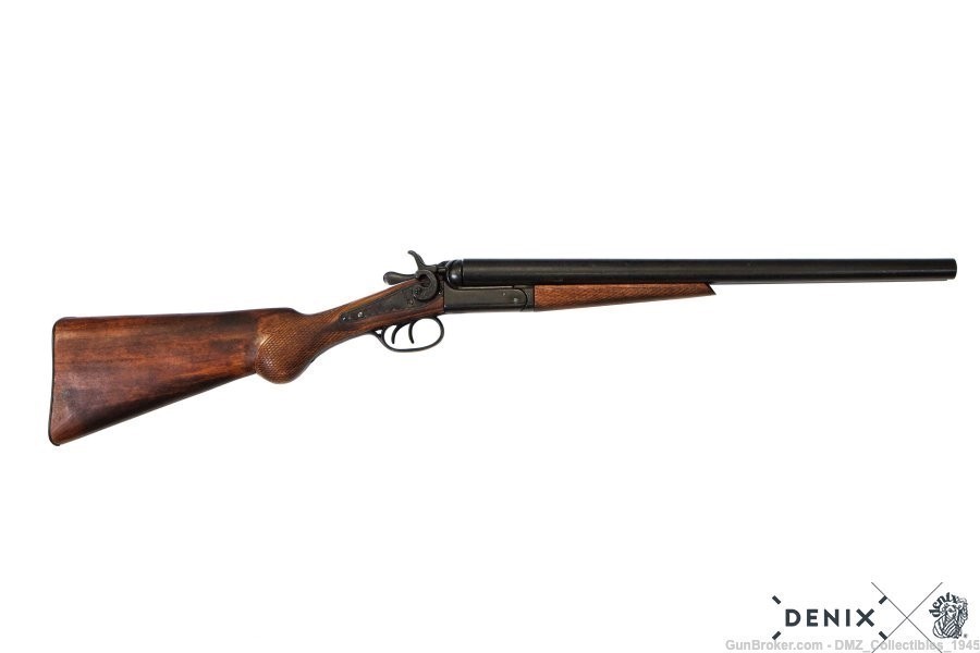 Old West Wyatt Earp Replica Coach Gun by Denix of Spain-img-0