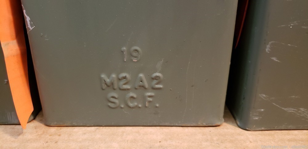 50 cal Surplus Ammo Cans Empty Good Seal M2A2 / M2A1 (6 cans)-img-2