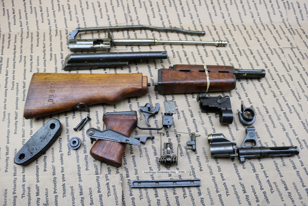 EARLY Yugo M76 Parts Kit AK PSL SVD AK47 Yugoslavian Sniper 8mm AK-47-img-0