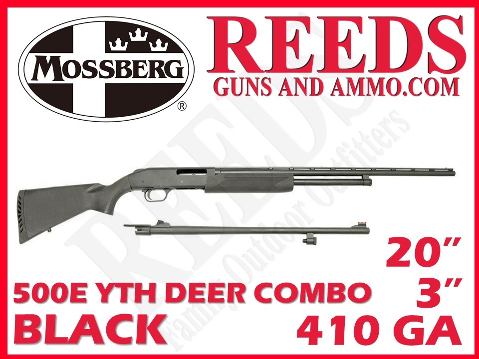 Mossberg 500 Bantam Deer Combo Black 410 Ga 3in 20/24in 50116-img-0