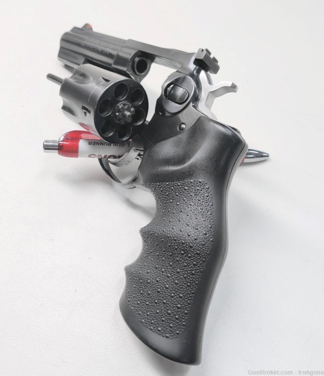 US 1988 Vintage Sturm Ruger GP100 Revolver .357 Magnum Blued 4" DA / SA -img-2