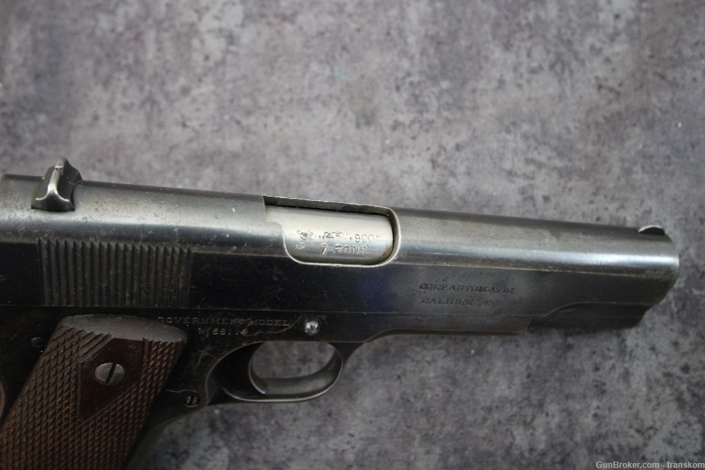 Rare Colt 1911 British in 455 Webley Self-Loading / Eley with 5" Barrel-img-10