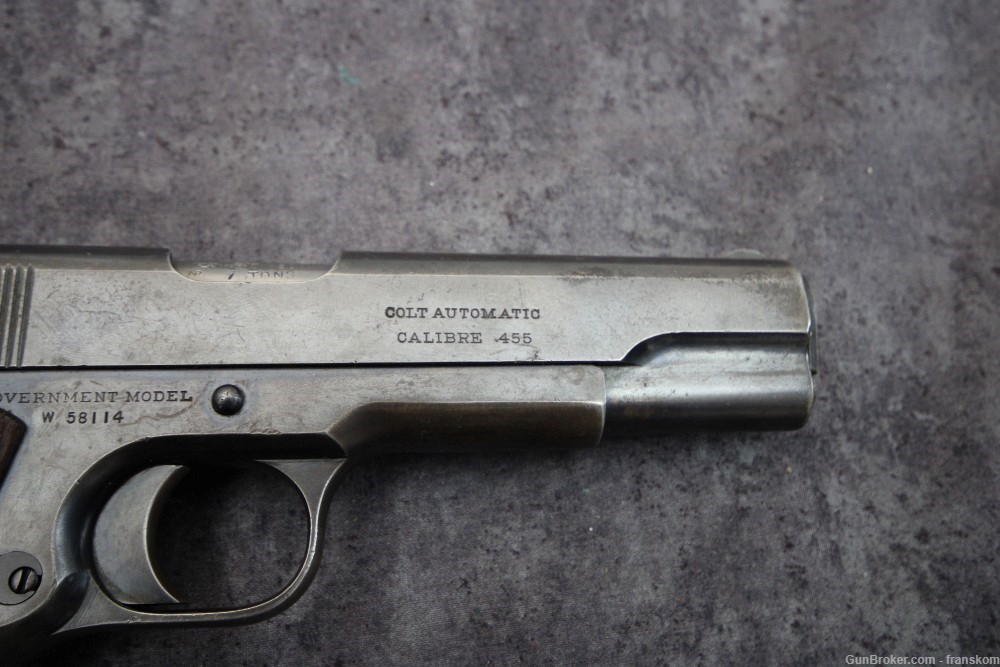 Rare Colt 1911 British in 455 Webley Self-Loading / Eley with 5" Barrel-img-8