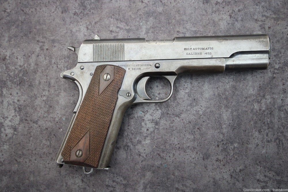 Rare Colt 1911 British in 455 Webley Self-Loading / Eley with 5" Barrel-img-0