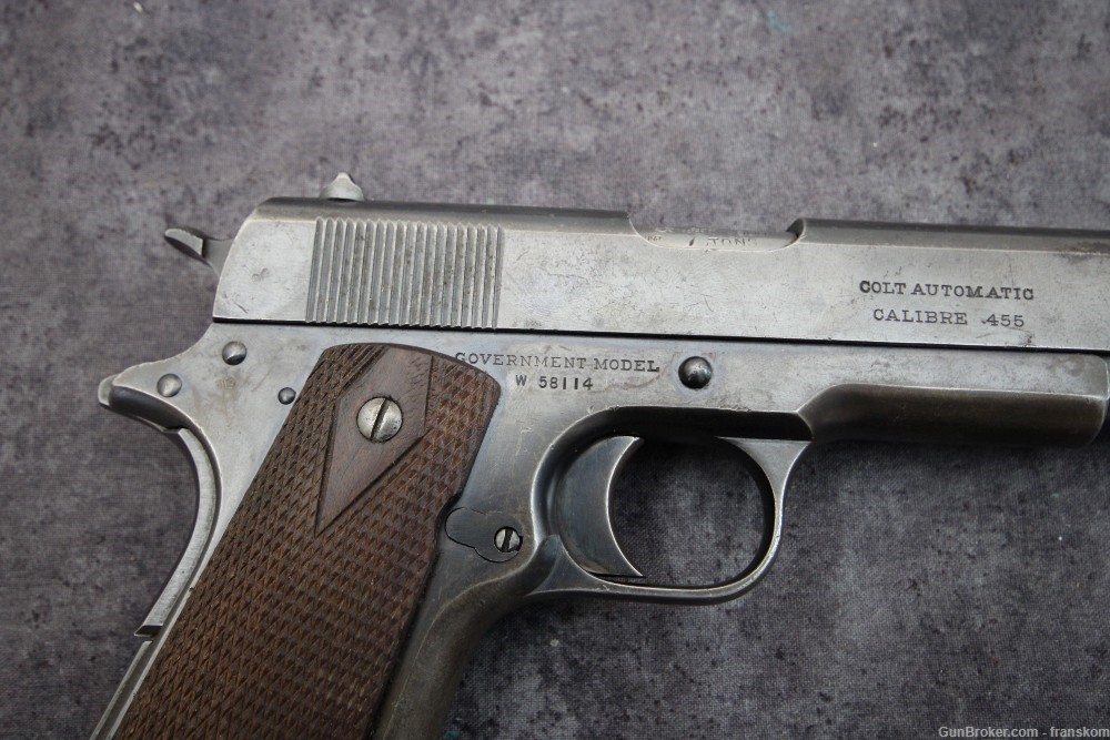 Rare Colt 1911 British in 455 Webley Self-Loading / Eley with 5" Barrel-img-9