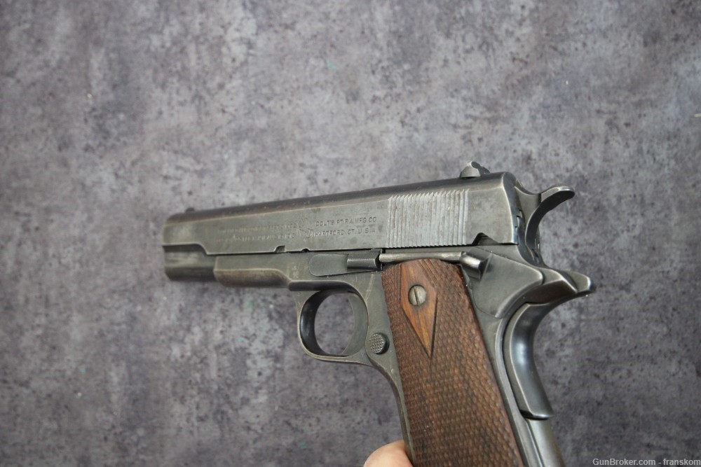 Rare Colt 1911 British in 455 Webley Self-Loading / Eley with 5" Barrel-img-5