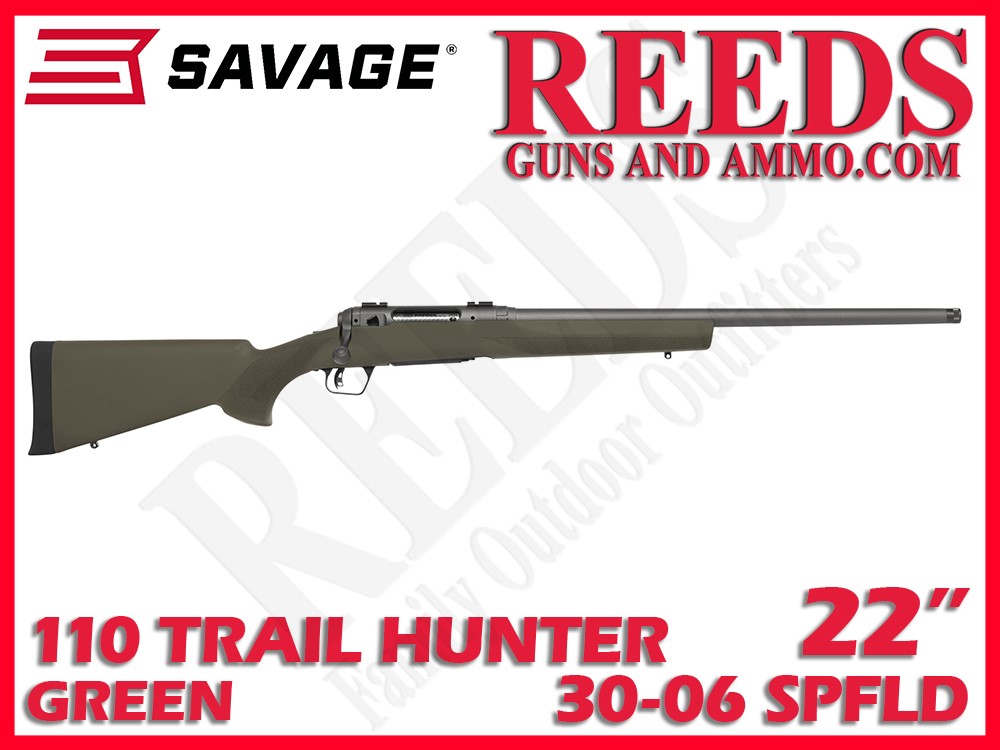 Savage 110 Trail Hunter ODG Tungsten 30-06 Spfld 22in 58038-img-0