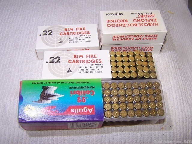 200 CTGS Foreign Short and  50 Ctgs 22 LR AGUILA 250 total-img-0