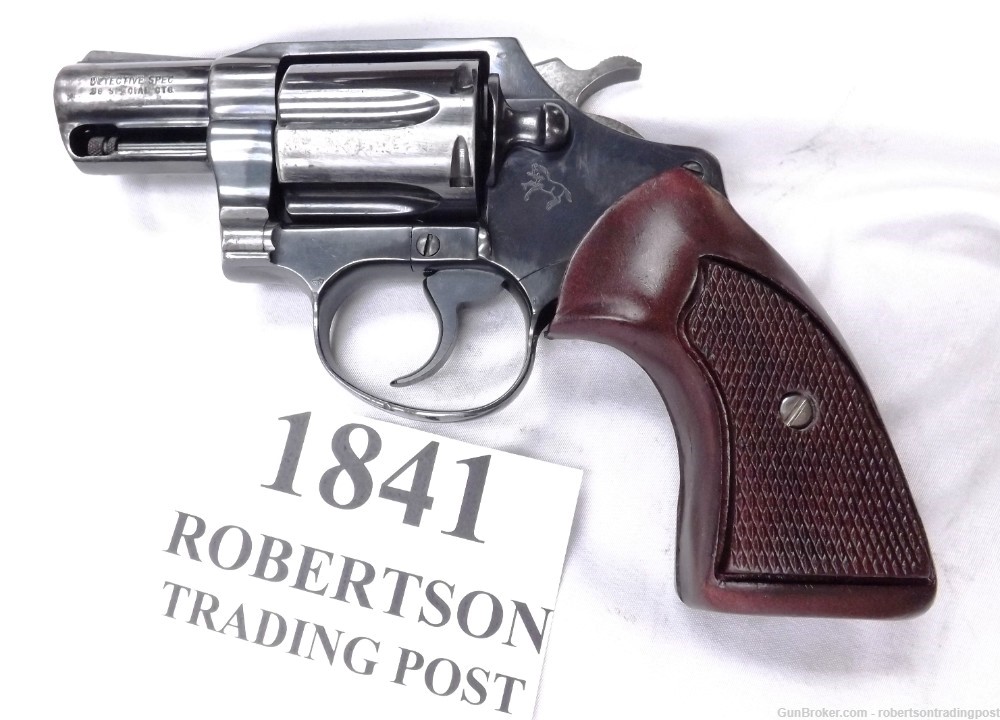 Colt .38 Detective Special 2” Blue VG Snub 1978 Cold War Revolver-img-0