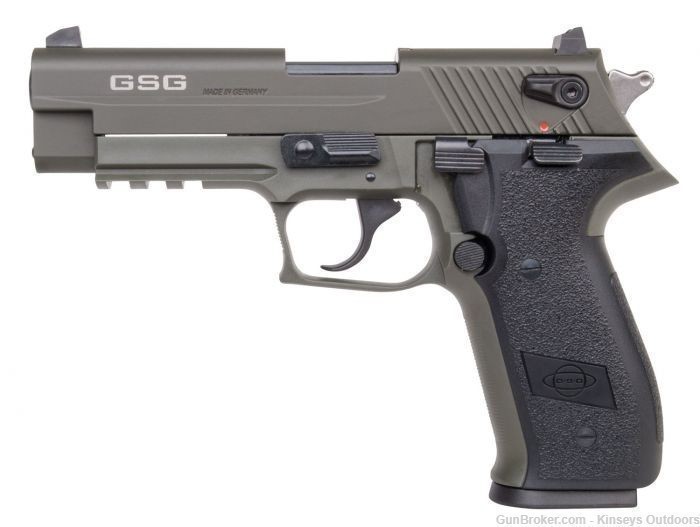 GSG Firefly Pistol 22 LR. 4 in. Green 10 rd.-img-0