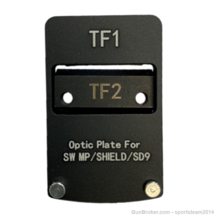 TF1 Optic Plate for SW MP 2.0 Shield SD9  to fit Trijicon RMR/SRO Red Dot-img-2