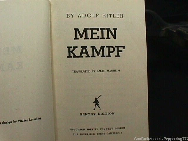 1943 Edition of Adolf ‘s Book Titled Mein Kampf in Paperback-img-2