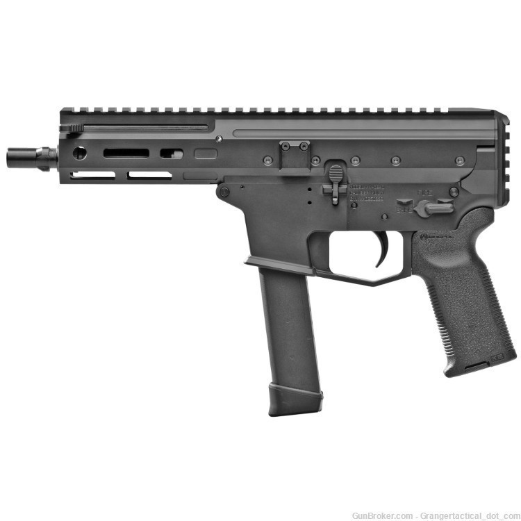 Angstadt Arms Mdp-9 Billet Aluminum AR Pistol - Black 9MM 6" AAMDP09P06-img-0