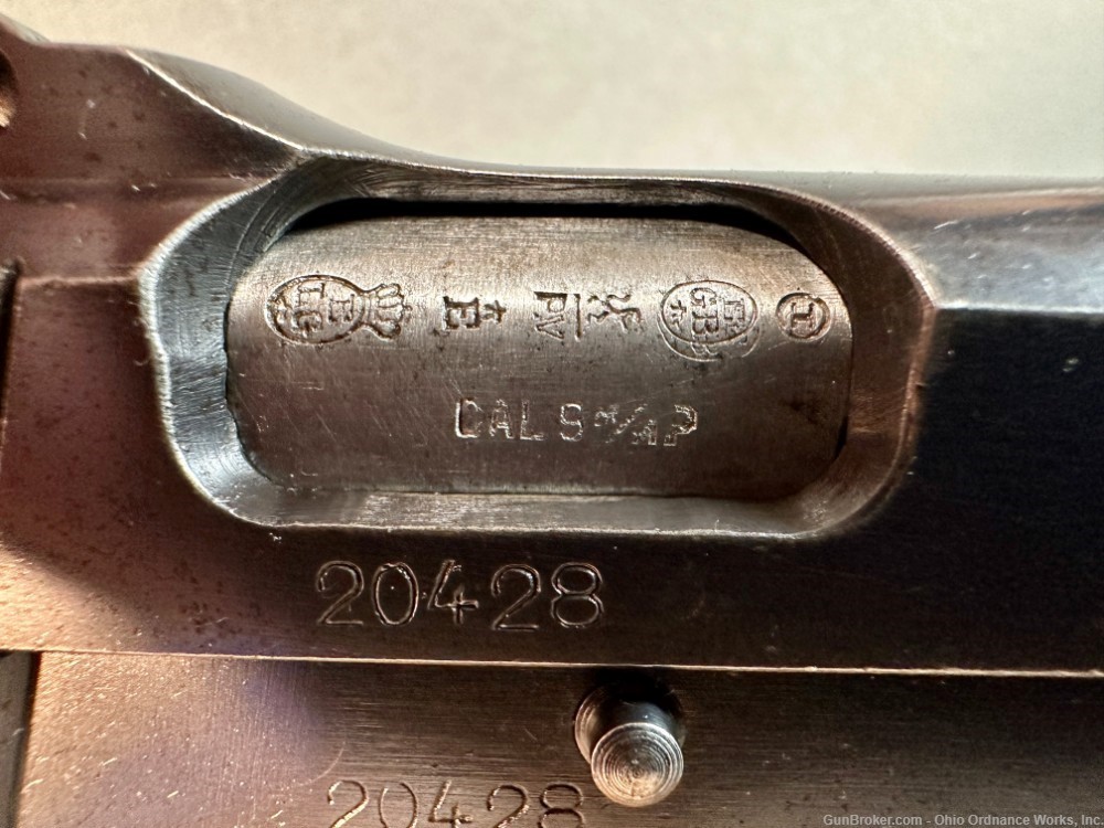 Pre-war Belgian Military Issue Slotted Tangent Hi Power Pistol-img-25