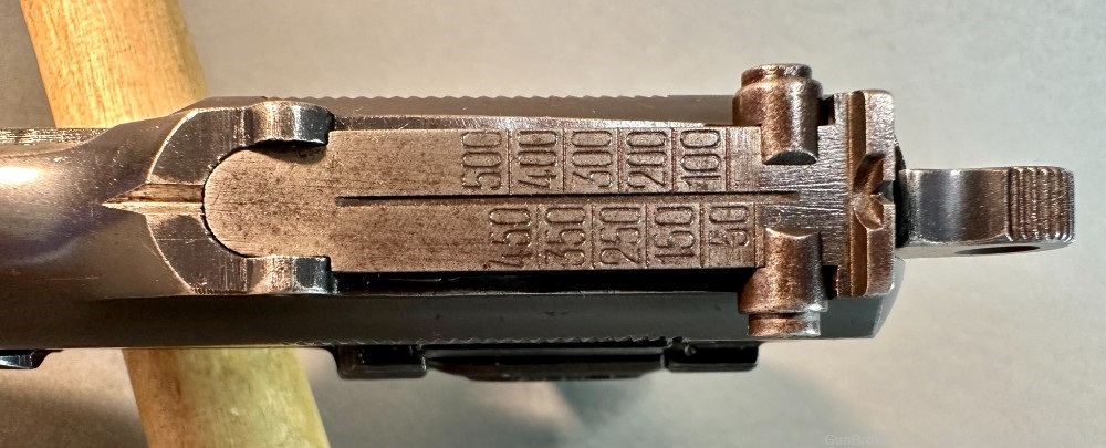 Pre-war Belgian Military Issue Slotted Tangent Hi Power Pistol-img-36