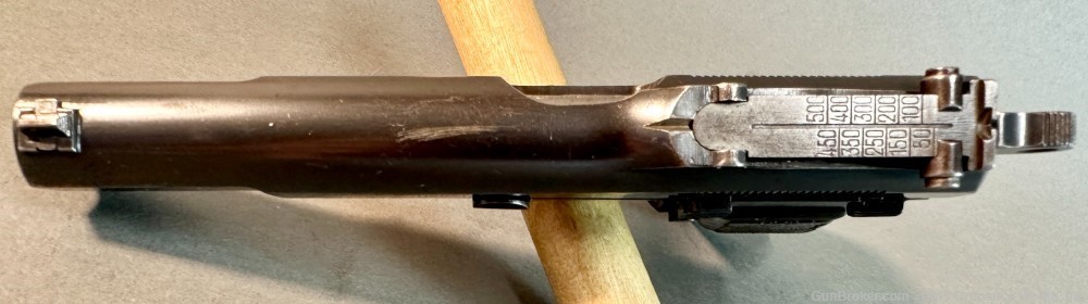 Pre-war Belgian Military Issue Slotted Tangent Hi Power Pistol-img-33