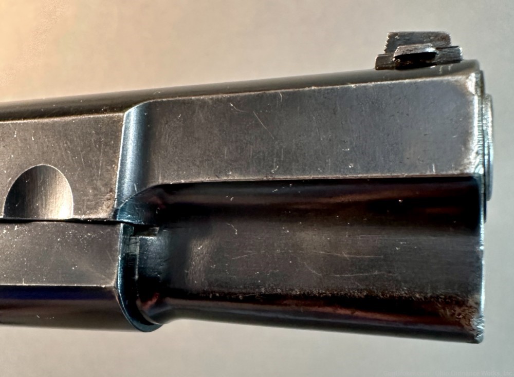 Pre-war Belgian Military Issue Slotted Tangent Hi Power Pistol-img-31