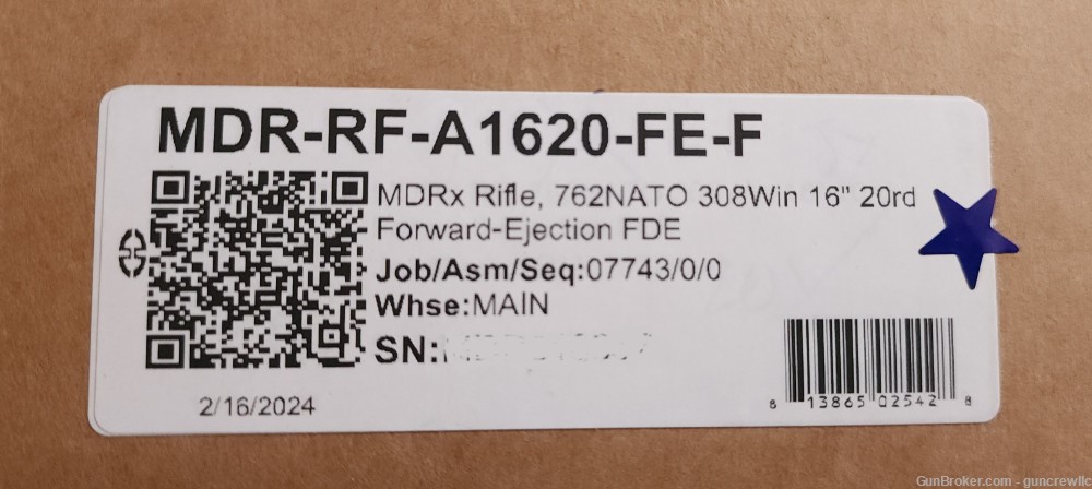 Desert Tech MDRx Forward Eject 308Win 308 7.62NATO FDE Tan 7.62 16" Layaway-img-16
