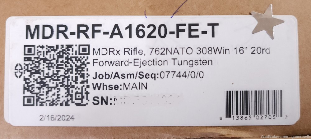 Desert Tech MDRx Forward Eject 308Win 308 7.62NATO Tungsten 16" Layaway-img-16