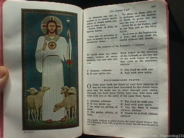 Mary Knoll Missal in English & German Complete & Nice-img-2