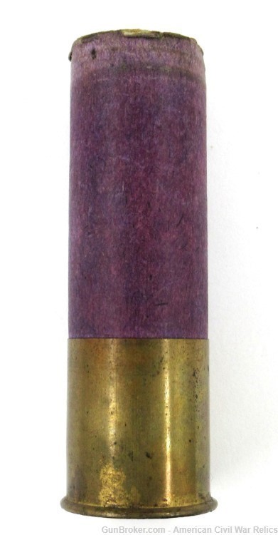12 Ga. Spent Robin Hood Purple "COMET" Shotshell R.H.P.Co. 1904-1906-img-0