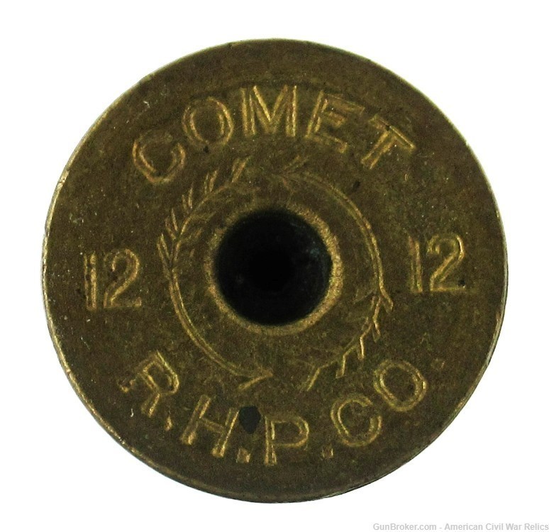 12 Ga. Spent Robin Hood Purple "COMET" Shotshell R.H.P.Co. 1904-1906-img-2